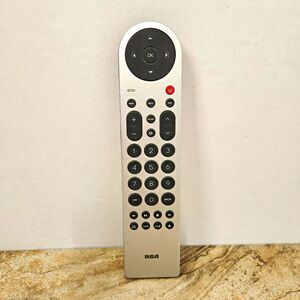 RCA Wireless TV Remote Control WD14173 for RCA TVs Silver Black